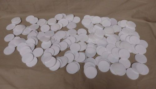 Lot of 3 pounds of teflon discs, circles 1 7/8&#034; diameter  1/8&#034; and thinner  (e6) for sale