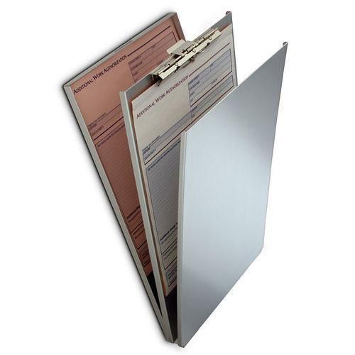 Saunders 10022 Heavy Duty Aluminum Top Opening A-Holder 9.5&#034; x 12&#034; Clipboard