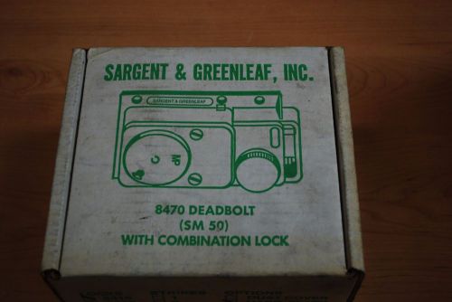 Sargent &amp; Greenleaf 8470 (SM 50) 8415 Deadbolt Combination Lock USA