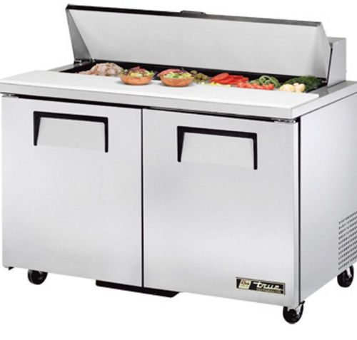 True TSSU-48-12 Food Prep Table: Solid 2 Door 115V    Free Shipping!!