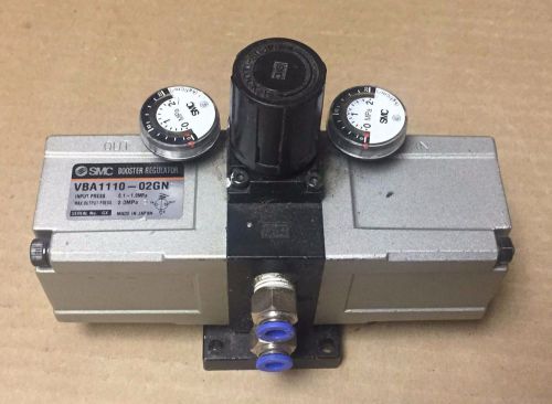 SMC VBA1110-02GN VBA Series Pneumatic Pressure Booster/Regulator 2MPa