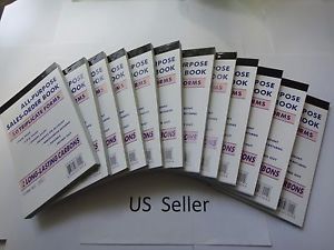 12X-2 Part Carbonless Sales Order Books Receipt form 50 sets Invoice US Seller