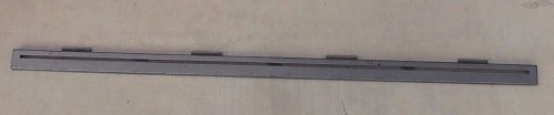 Slatwall Metal Reinforcement Bar Retail Fixture Steel Gray- 47 1/2 X 2 1/4 X 3/4