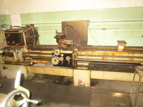 TARNOW, LATHE, 22&#034; SWING X 98&#034; CENTERS, TAPER, THREADING,3&#034; SPINDLE BORE, 1972