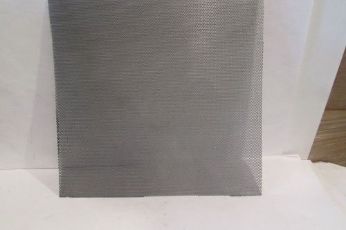 20 GAUGE 304 STAINLESS STEEL PERFORATED SHEET 1/16&#034; HOLES--17&#034; X 24&#034;