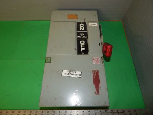General Electric TH3362 MOD. 4 Fusible Disconnect Switch 3Pole 60Amp 600VAC
