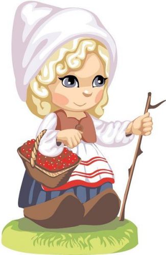 30 Custom Little Dutch Girl Personalized Address Labels