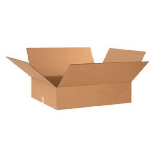 Corrugated cardboard flat shipping storage boxes 24&#034; x 24&#034; x 8&#034; (bundle of 10) for sale