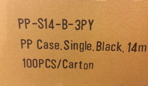 100 STANDARD Black Single DVD Cases 14MM