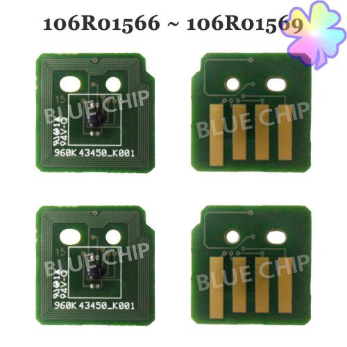 4 tonerchips for xerox phaser 7800 dn dx 106r01566 106r01567 106r01568 106r01569 for sale