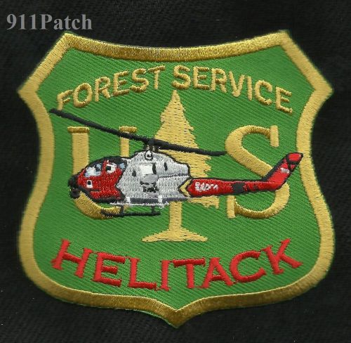 US FOREST SERVICE - HELITACK Hot Shot Crew Wildland FIREFIGHTER Patch HOTSHOTS