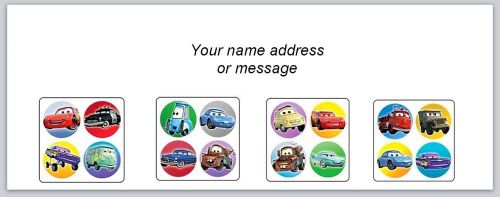 30 Personalized Return Address Labels Car Buy 3 get 1 free (bo911)