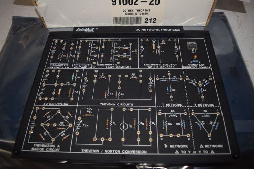 Lab Volt 91002 DC Network Theorems Complete Course Circuit Board