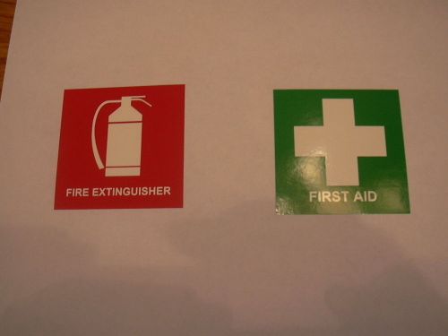 fire extinguisher decal (1) only