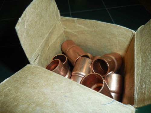 25 new w01337 mueller 1 ftg x 3/4 c ftg reducing bushing wrot copper usa for sale