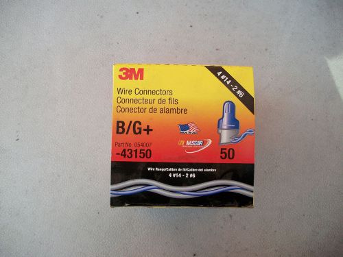 3M B/G+ Blue Wire Connectors 4-#14-2-#6 AWG #054007-43150