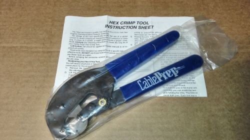 New cableprep hct-480 hex crimp tool .475 hex size .108 crimp for sale