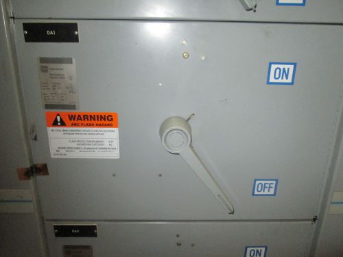 Cutler hammer fdpw366j 600a 3p 600v fused panelboard switch w/ mounting hardware for sale