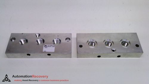 AUTOMATIC VALVE B6882 - PACK OF 2 - PNEUMATIC MANIFOLD PLATE, LENGTH:, S #219627