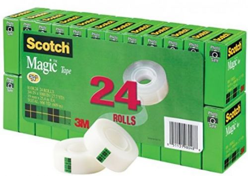 Scotch Magic Tape 3/4 x 1000 Inches Boxed 24 Rolls (810K24)