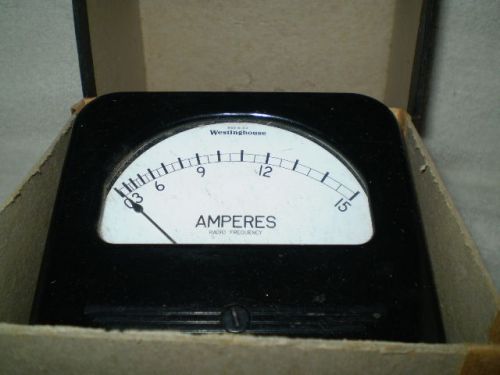 Westinghouse Meter AMPERES RADIO FREQUENCY type QT37 amp style 1160368 #71399-11