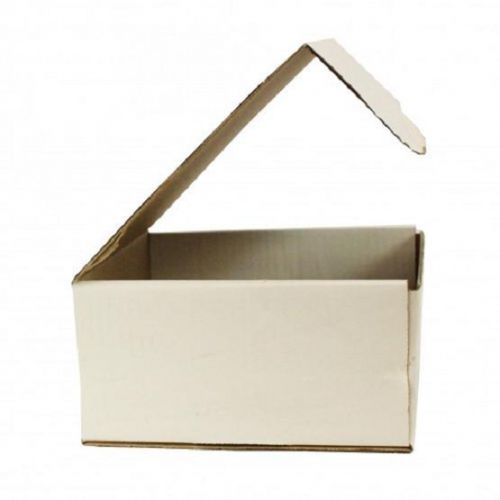 White Corrugated Cardboard Shipping Boxes Mailers 8&#034; x 8&#034; x 4&#034; (Bundle of 50)