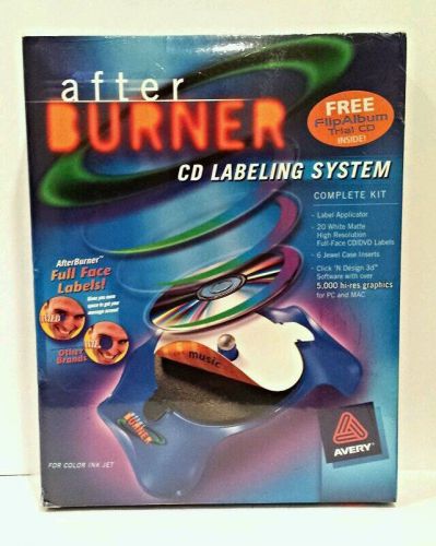 Avery CD Labeling System - NEW! AFTER BURNER LABEL APPLICATOR - CD Kit