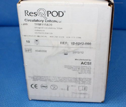 ACSI ResQPOD Circulatory Enhancer 2012-12 Box of 10 Each 12-0242-000