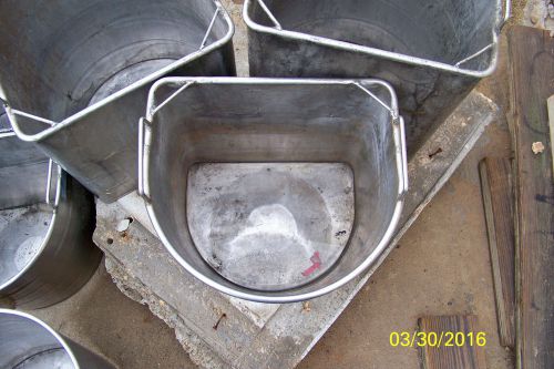 Royce rolls half round mop bucket 8-gal  stainless steel for sale