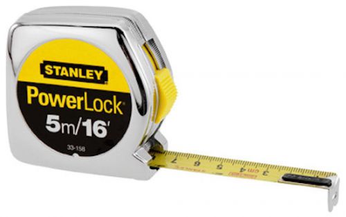 Stanley 2 pack, 33-158, powerlock 3/4&#034; x 5m/16&#039; english &amp; metric tape measure for sale