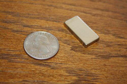 1&#034;x1/2&#034;x1/8&#034; Nickel Coated Neodymium Earth Magnet N52 Block Square Magnets
