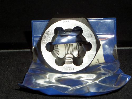 Hanson 7272 usa made hex die 1-3/8 - 6nc width  2-3/8 ((#d335)) for sale