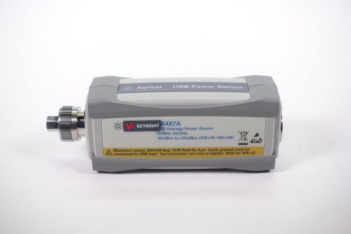 Keysight used u8487a power sensor; usb thermocouple, 50 ghz(agilent u8487a) for sale