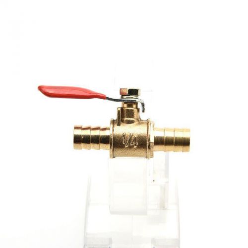 High light 1/4&#034; pex turn brass ball valve full port crimp shut-off valves evca for sale