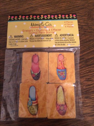 Mary Engelbreit 4-pack erasers  Mary &amp; Co  Shoes / Loafers / sandals