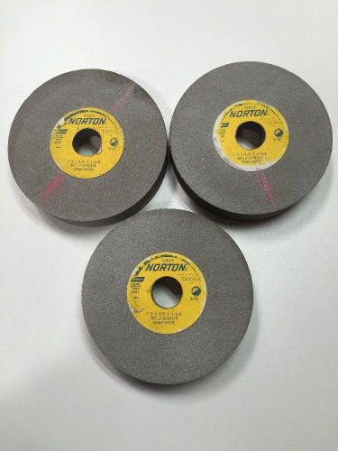 Norton grinding wheels 7x1-1/2x1-1/4 lot of 3 - 60 grit for sale