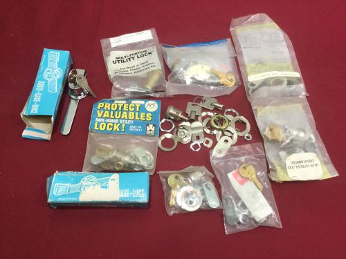 Utility/Cabinet Locks - Brands CompX, S Parker, US Lock, Set of 10 - Locksmith