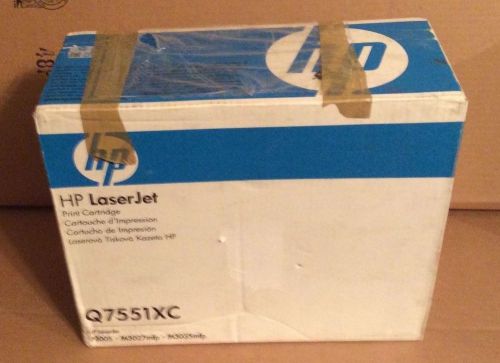 HP Q7551XC Black LaserJet P3005  Print Cartridge New Sealed