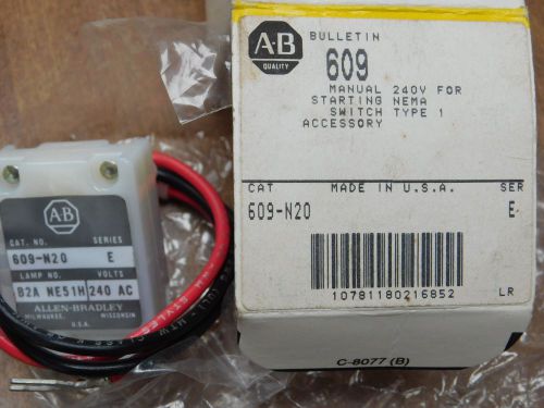 NEW IN BOX ALLEN BRADLEY 595-AA SER B AUXILIARY CONTACT 2 N.O. size 0-4