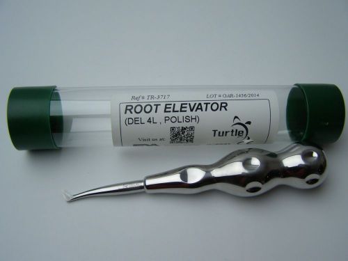 Dental Root Elevator Del # 4L ,TR-3717 Polish Germany &amp; Dental Instruments