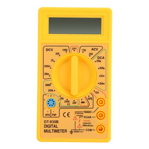 Lcd digital voltmeter ammeter ohmmeter multimeter volt ac dc tester meter #p for sale