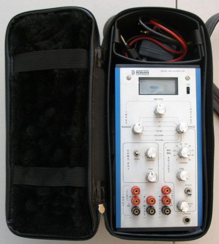 RONAN MODEL X85 CALIBRATOR WITHE LEADS &amp; SOFT CASE