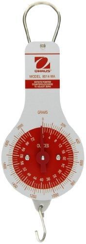 Ohaus 8014-ma dial type spring mechanical scale, 2000g/72oz capacity, 10g/0.5oz for sale