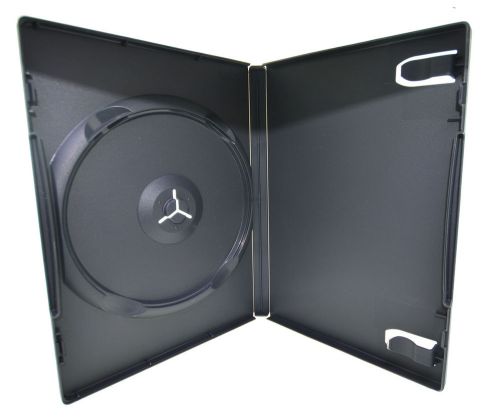 30 DVD | CD CASES Standard Single 14mm Plastic Blank w/ Clear Plastic Art Cover