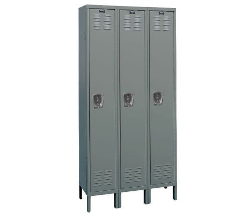 Hallowell, u3226-1a-hg, wardrobe locker, 3- wide, 3- openings, assembled, /6fl/ for sale