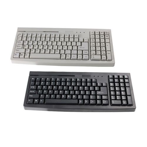 101 keys keyboard and single track mag strip card reader for sale