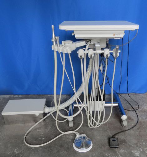Marus dental mobile duo doctor&#039;s assistant&#039;s hygiene delivery system dual cart for sale