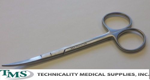 9 English Round Pattern Surgical Dental Veterinary Iris Scissors CVD 4.5&#034; Satin