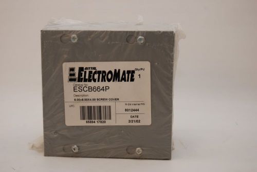 Rittal Electromate 6&#034;x 6&#034;x 4&#034; Enclosure Box - Model ESCB664P - New