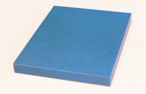 Nylon 6 Nylon 901 Blue Sheet 2.375&#039;&#039; x 3&#039;&#039; x 12&#039;&#039;Made in USA CNC (3.4CE)